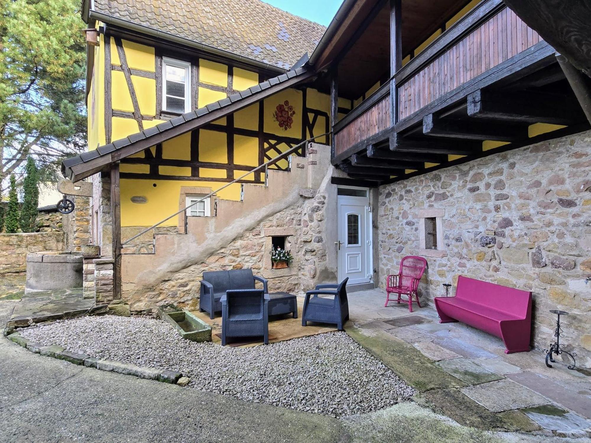 Studio Route Des Vins D 'Alsace Eichhoffen Buitenkant foto